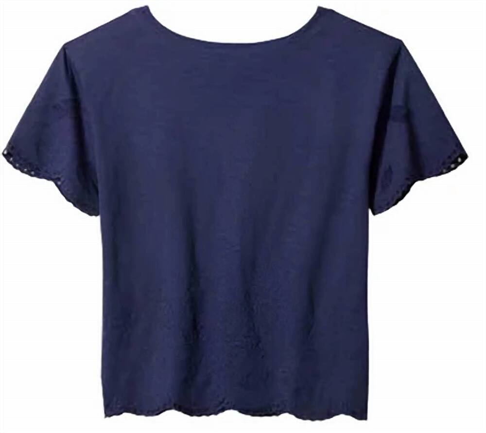 NEW TOMMY BAHAMA women's flora fresco lux tee in coastline